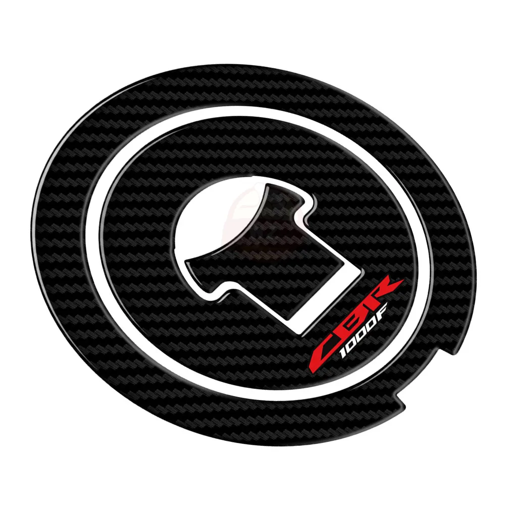 

For Honda CBR1000F CBR 1000F 1987-1996 3D Carbon Fiber Fuel Tank Cover pad Motorcycle sticker fuel tank cover protection decal
