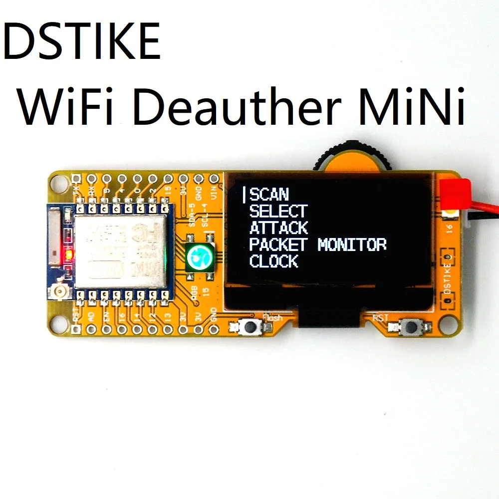 DSTIKE WiFi Deauther MiNi ESP8266 с OLED макетной платой | Игрушки и хобби