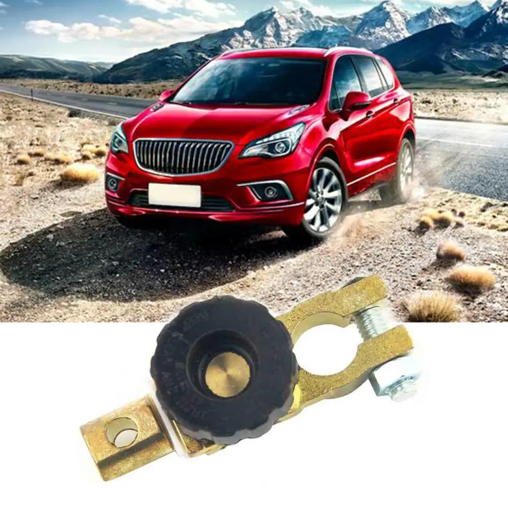 

Battery Disconnect Switch Durable Anti-corrosive Metal Car Battery Terminal Switch for Vehicle