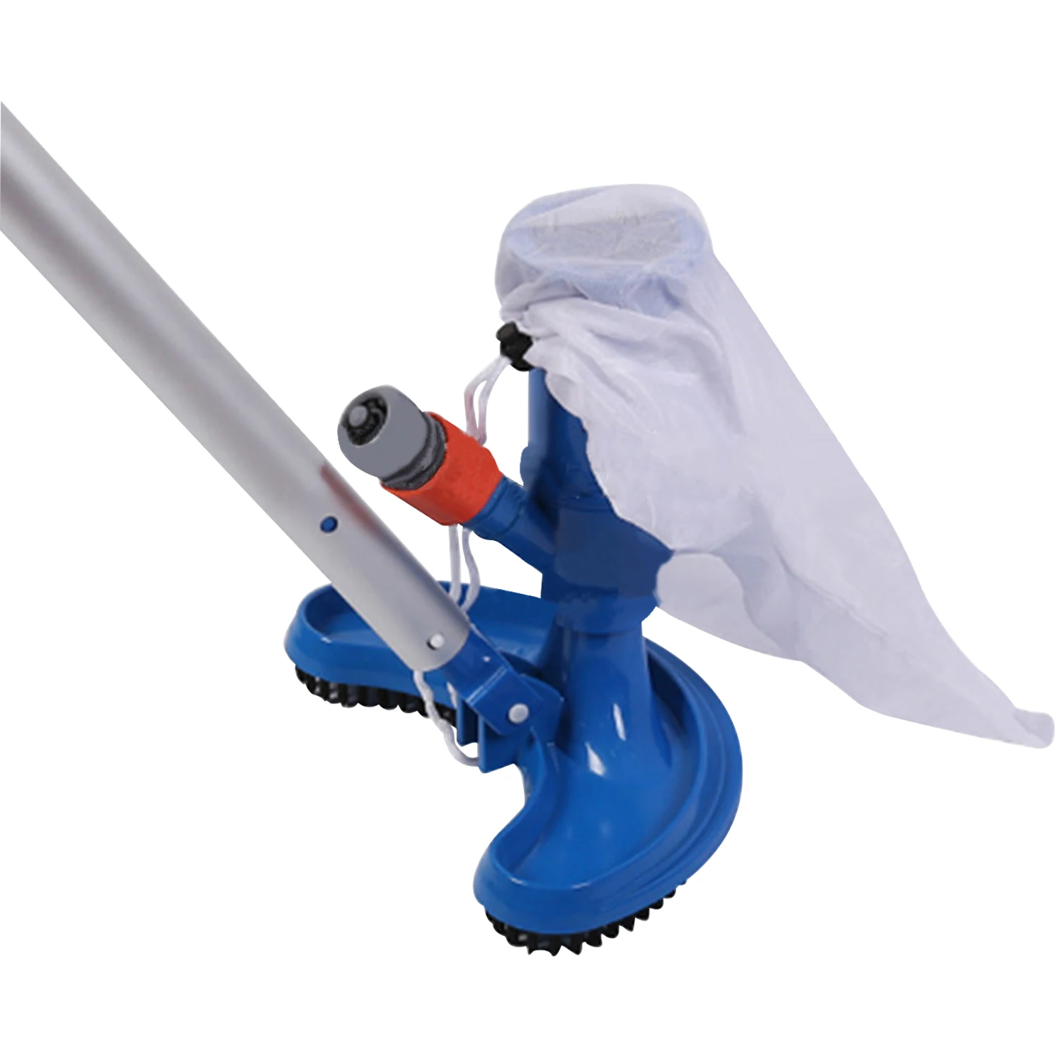 Swimming Pool Vacuum Head with Clip Handle Drawstring Bag Flexible Cleaning Spray Brush Surface Tools | Инструменты