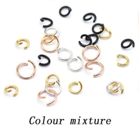 200 units batch 3 4 5 6 7 8mm stainless steel jewelry accessories single opening jump ring and pa opening ring