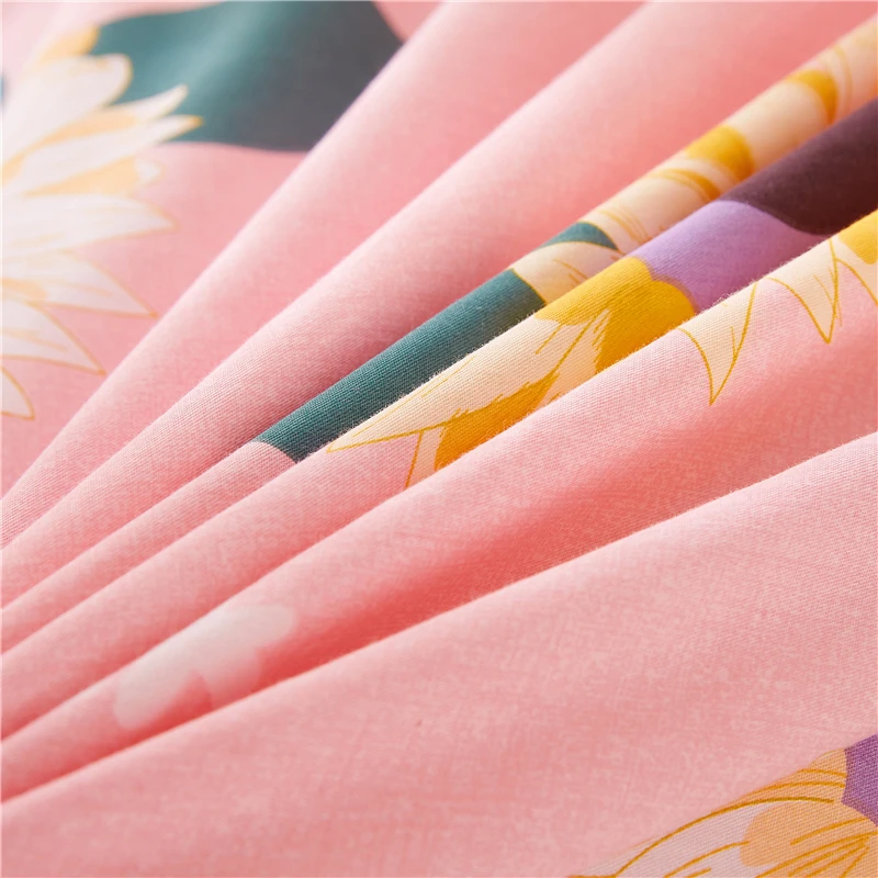 1 шт. розовый Леопардовый пододеяльник с молнией хлопковый покрывало одеяло