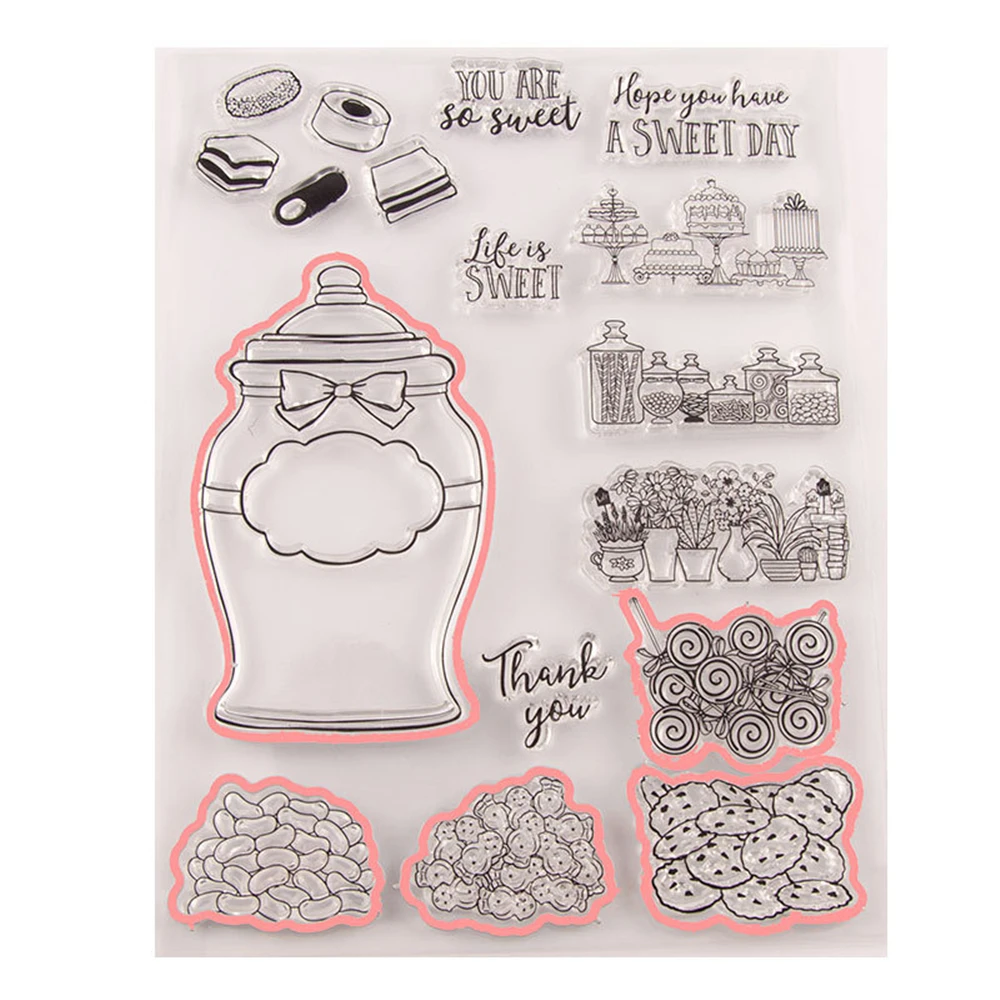 Конфеты слова печатей и штампов набор высекальных форм Скрапбукинг ремесло