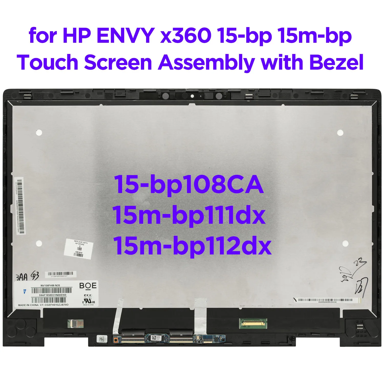 15.6 ЖК-дисплей для ноутбука HP ENVY X360 15-BP 15T-BP000 15Z-BQ100 15-bp010ca 15m-bp110NR 15-BQ075NR | Компьютеры и