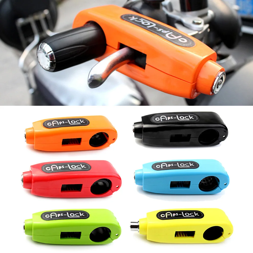 

With Keys Handlebar Lock Replacement 1pc Microfiber Motorcycle Lever Grip