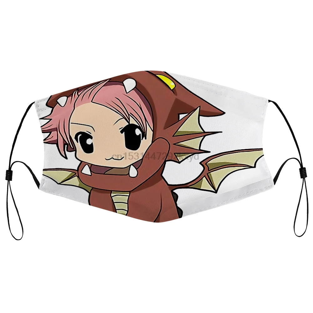 Пылезащитная маска с фильтром HQ Kelped fairy tail natsu женский Принт Custom чехол для