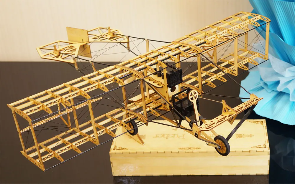 Статическая модель, модели самолетов, Curtiss толкатель статическая шкала дисплей копия, набор из пробкового дерева, Balsawood самолет