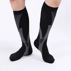 Мужские Женские Мужские футбольные носки велосипедные компрессионные чулки уличные спортивные футбольные носки нескользящие впитывающие пот дышащие носки