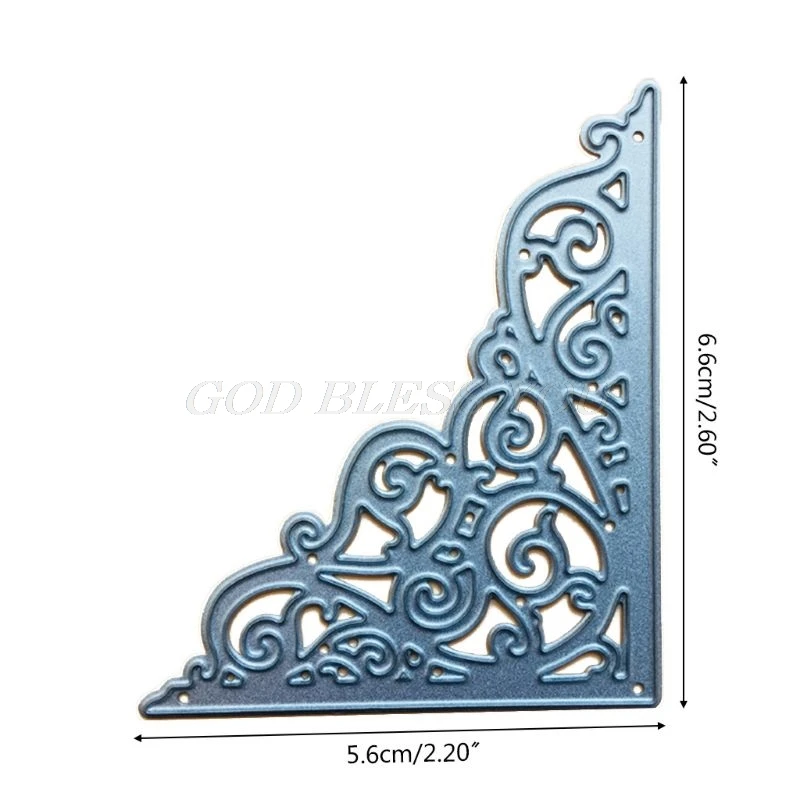 Угловые металлические режущие штампы Трафаретный Скрапбукинг сделай сам штамп