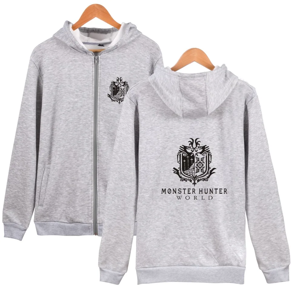 Игроманов костюм Монстер Хантер для Мир мужские толстовки на молнии/Женские