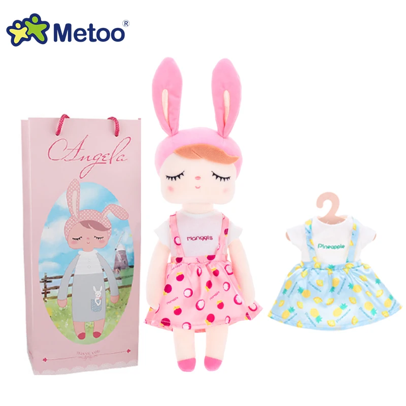 Новые оригинальные плюшевые игрушки Metoo наряд куклы Анжелы в коробке нарядная
