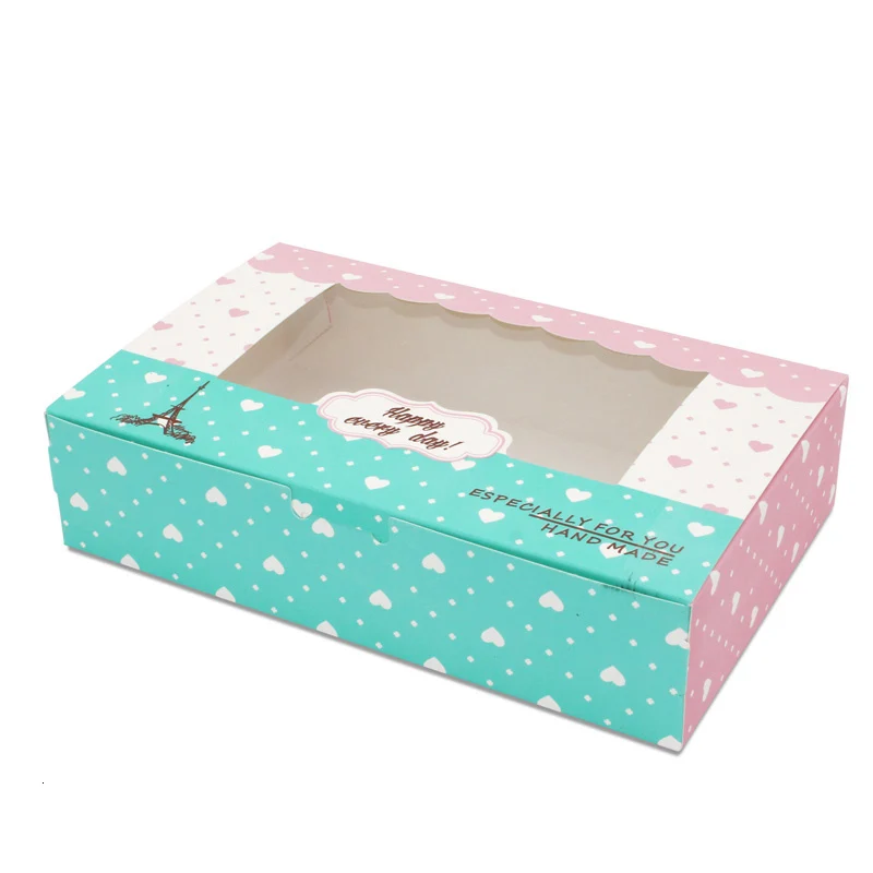 100 бумажная коробка для украшений окно сувенир свадебной вечеринки день рождения