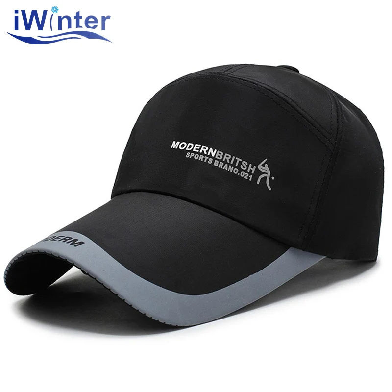 Мужская и Женская Бейсболка IWINTER быстросохнущая Кепка из дышащей сетки для