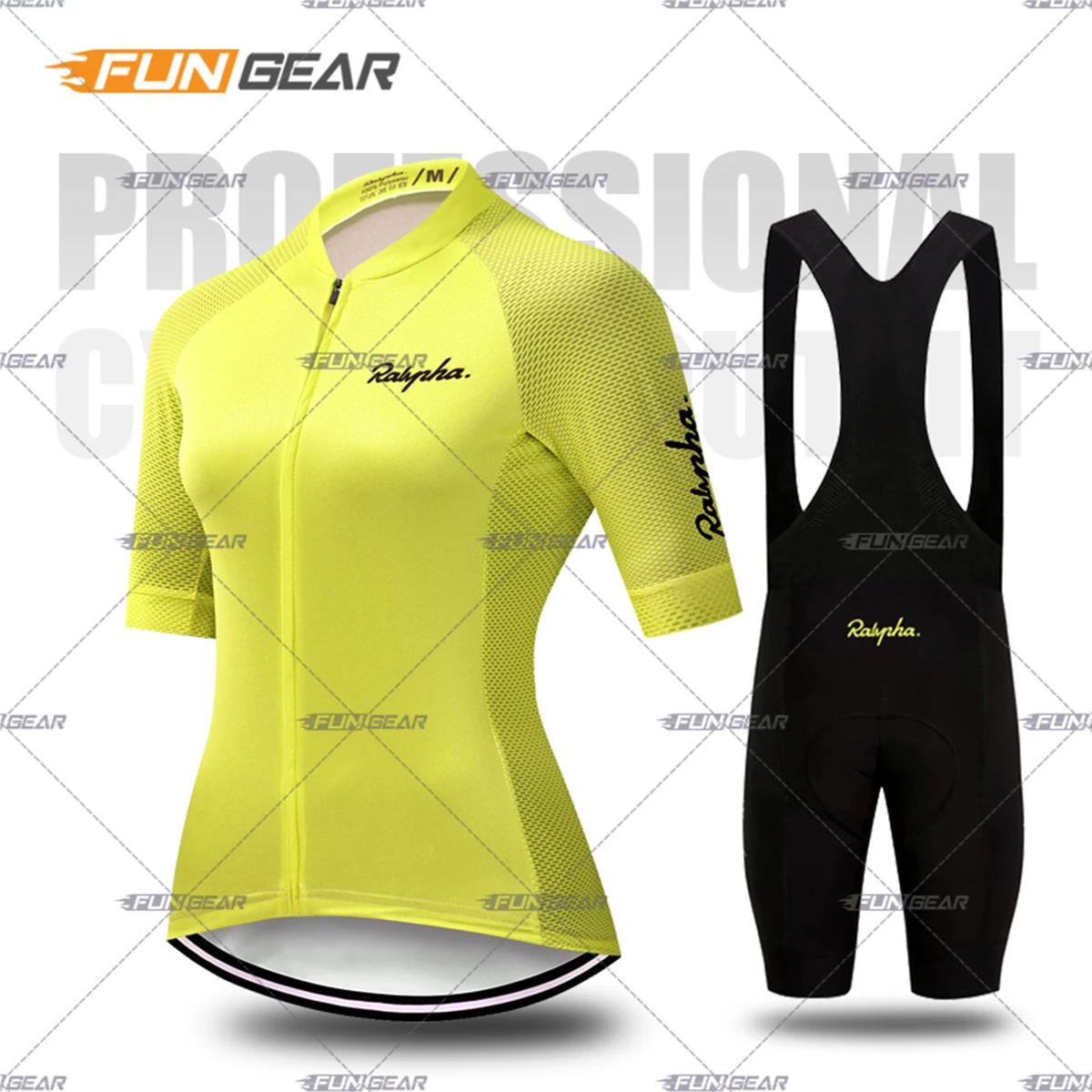 Bib Cycling Set Женская одежда для велоспорта, велосипедная майка, комплект для женщин, MTB Ropa Ciclismo, для девушек, для езды на велосипеде, повседневная одежда, для шоссейного велосипеда, нагрудник, короткие штаны, подкладка, 7 цветов - Цвет: Bib Cycling Set