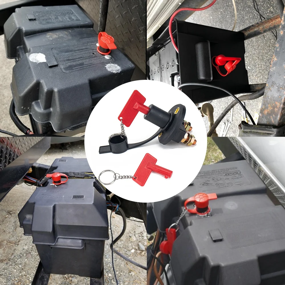 

200A Battery Power Disconnect Rotary Isolator Battery Switch Disconnect Power Cut Off Kill Switches for Auto Truck Boat