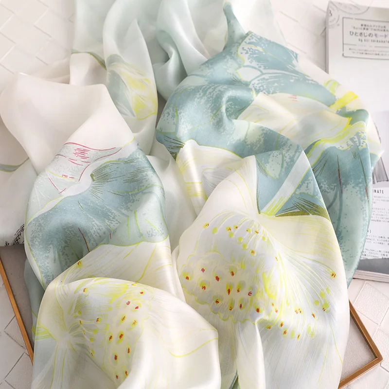 Индивидуальный шелковый шарф с леопардовым принтом женские роскошные брендовые