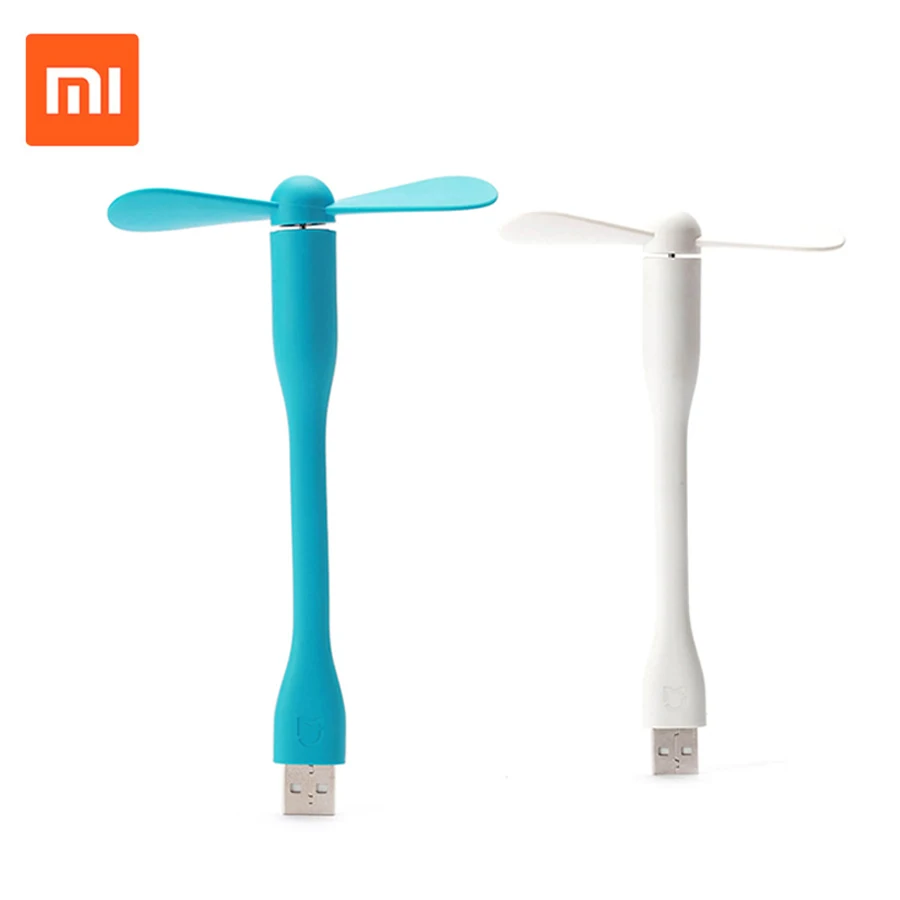

XIAOMI в наличии оригинальный Xiaomi USB 2 листья гибкий мини портативный вентилятор для внешнего аккумулятора ноутбук и компьютер энергосберегаю...