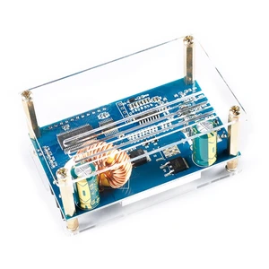 hot dc dc 9 45v to 10 50v 5a step up power supply module adjustable boost adapter cvcc converter lcd display with case free global shipping
