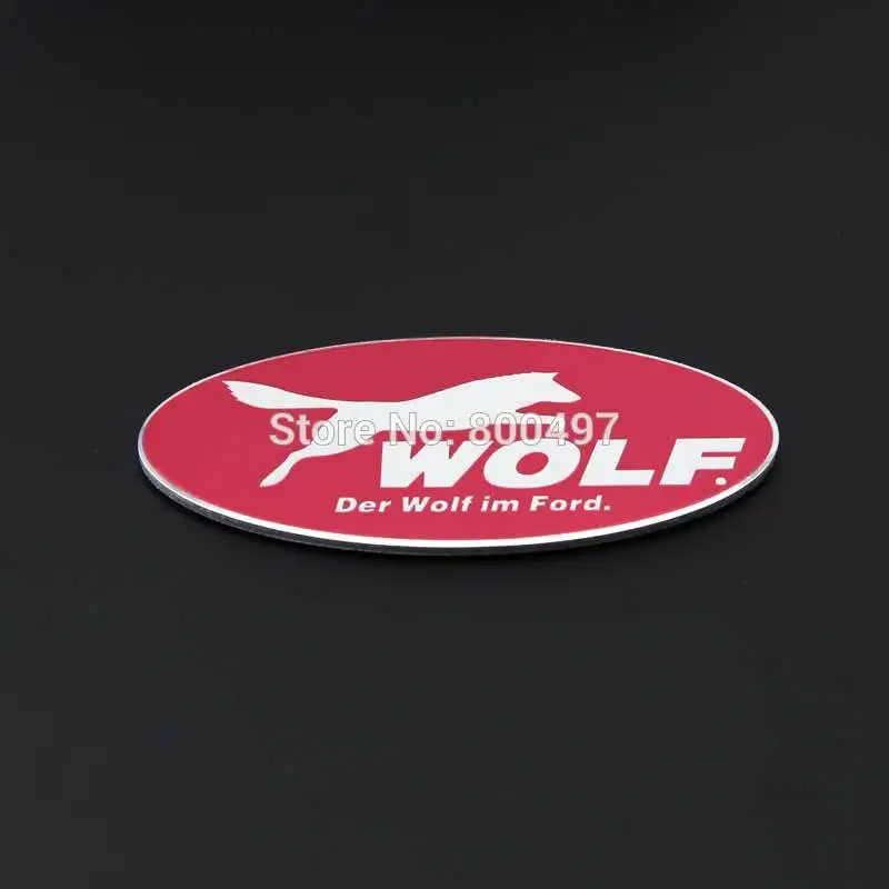 Новинка 3D эмблема из алюминиевого сплава для багажника автомобиля Ford Wolf