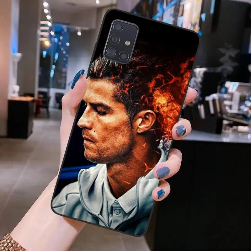 

Cristiano Ronaldo CR7 Phone Cases For Samsung Galaxy S21 Plus Ultra S20 FE M11 S8 S9 plus S10 5G lite 2020