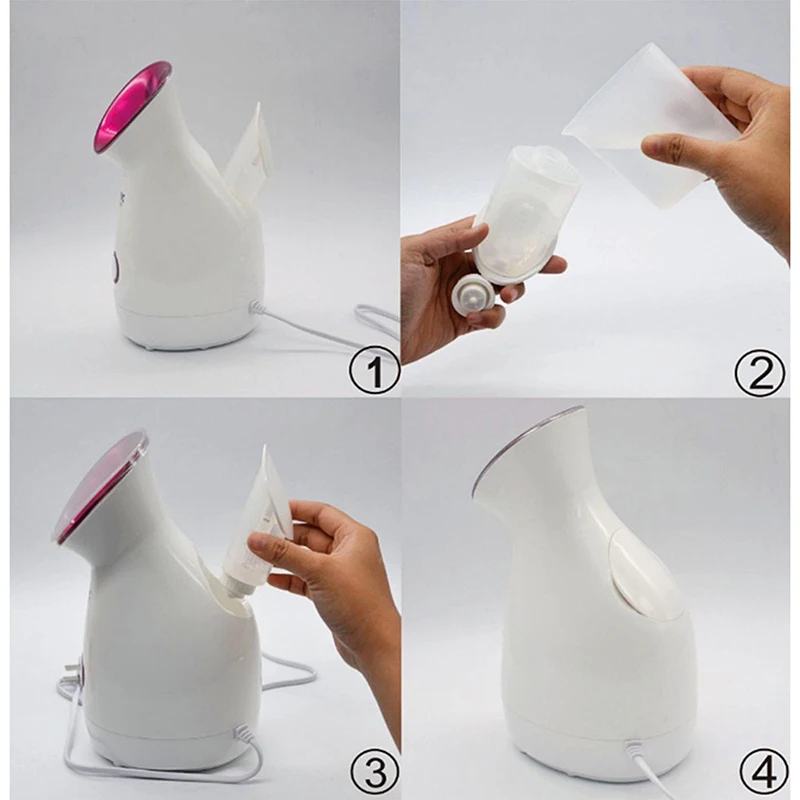 

Nano Ionic Facial Steamer Deep Cleaning Face Sprayer Humidifier Machine Beauty Face Steaming Device Mist Steam Facial Cleaner