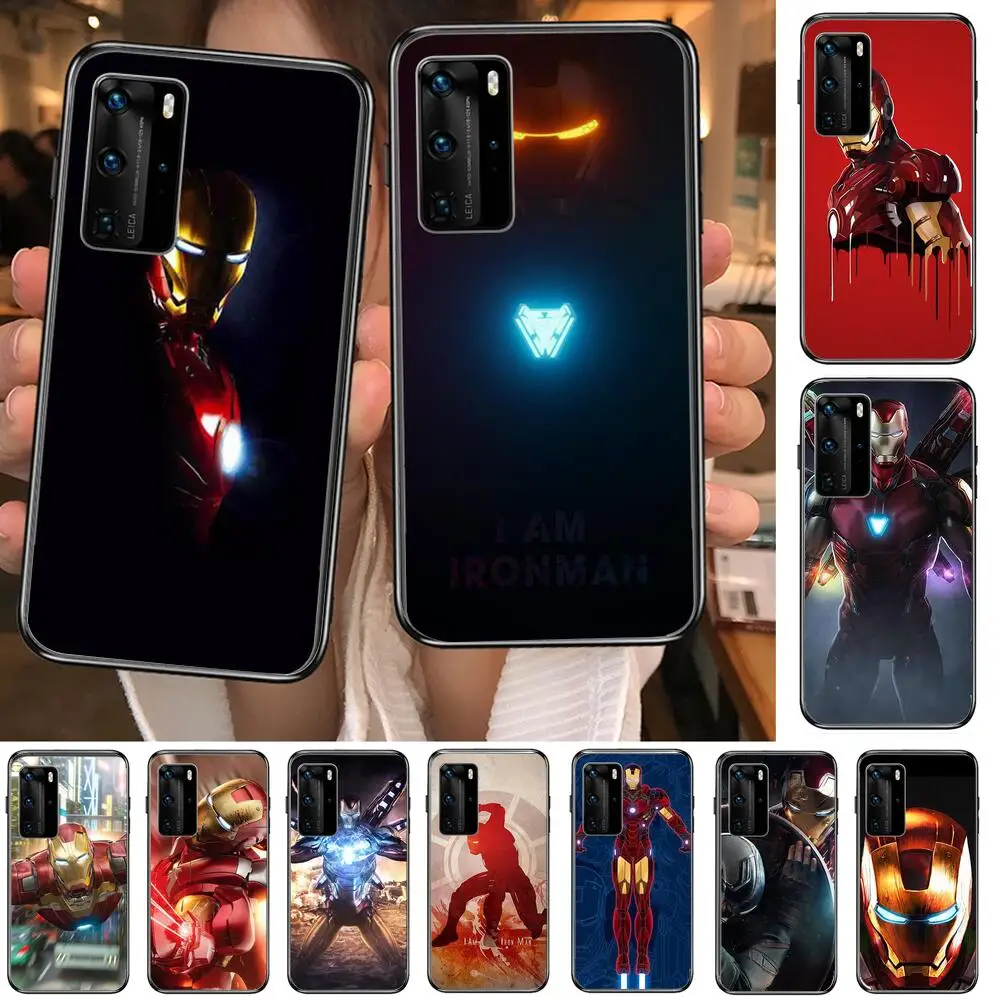 Железный человек мягкий прозрачный чехол для телефона Huawei Honor 20 10 9 8A 7 5T X Pro Lite 5G