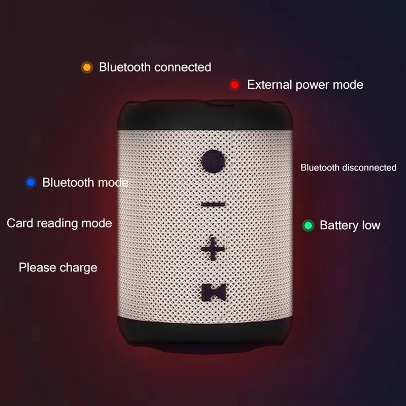 M2 Bluetooth speaker mini computer speakers subwoofer radio wireless portable sound box with mic Outdoor Bass Column Support TF |