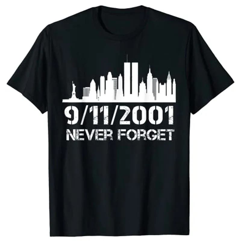 Футболка на День памяти патриота годовщину 9/11 | Мужская одежда