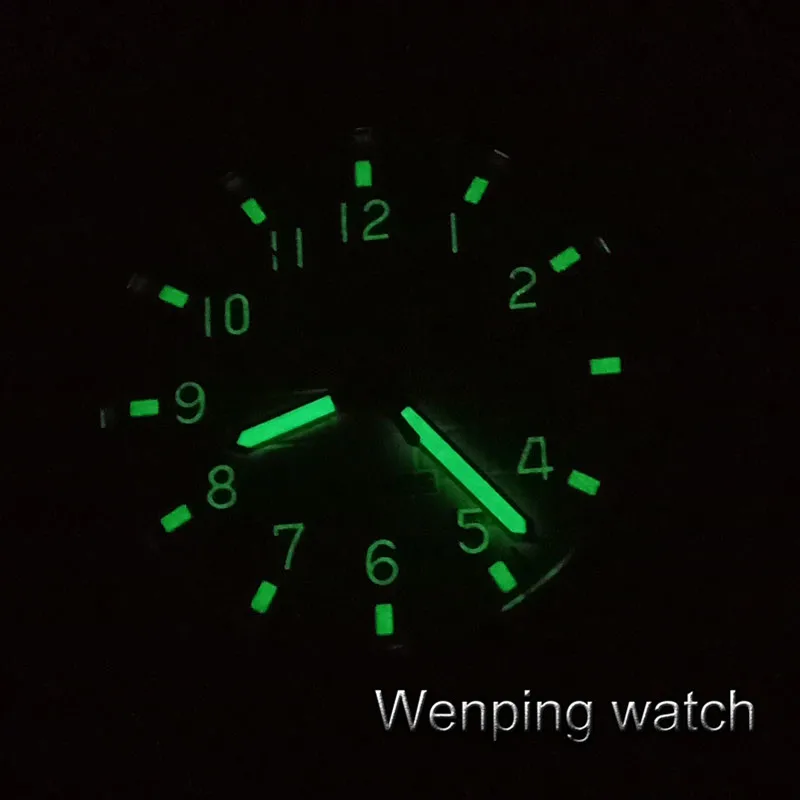 Часы мужские механические водонепроницаемые с серебристым циферблатом и