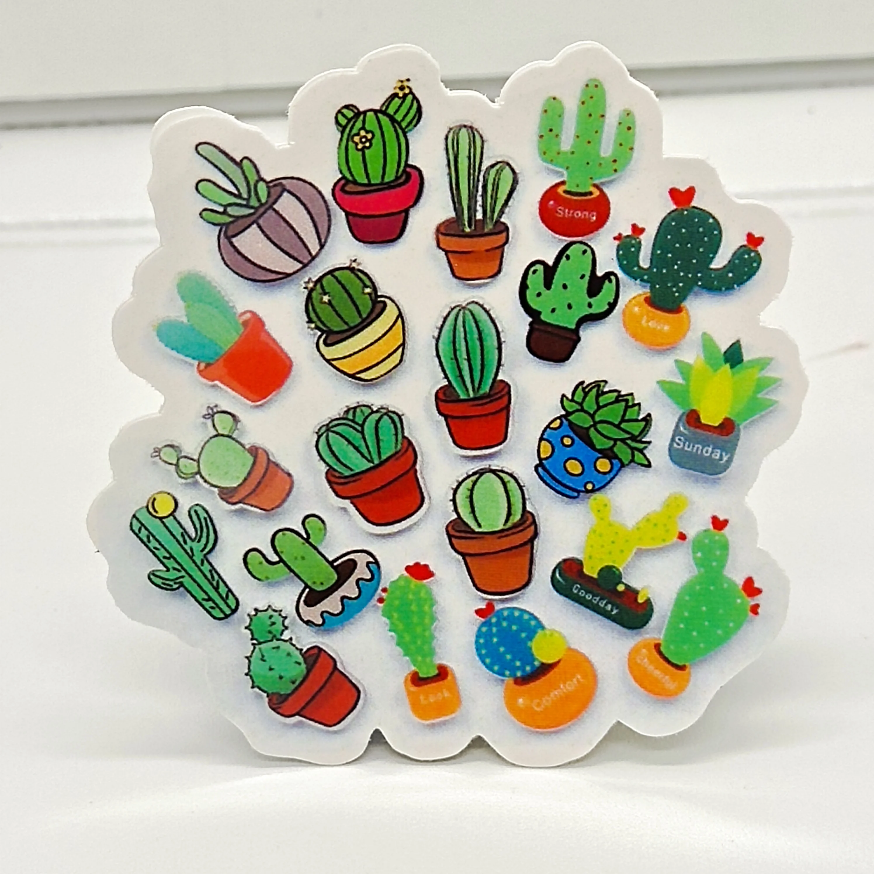 

Custom Die Cut Vinyl Stickers Printing, Adhesive Waterproof PVC Label Company Logo Design Cartoon Stickers