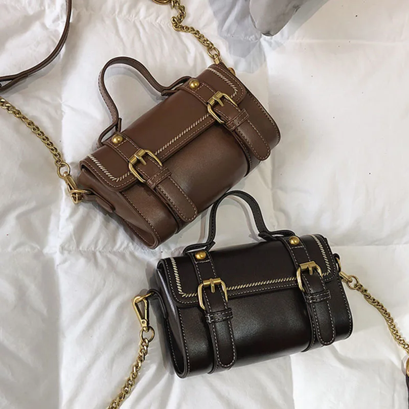 Маленькая черная Бостонская женская сумка через плечо Meteor Bird маленькие сумочки