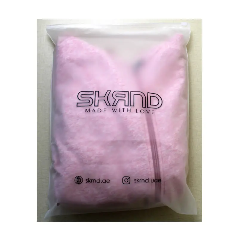 

Customized Printed Logo On Packing Gift Zipper Plastic Bags