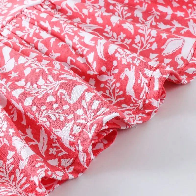 2019 летнее милое Хлопковое платье для маленьких девочек Новое Модное детское