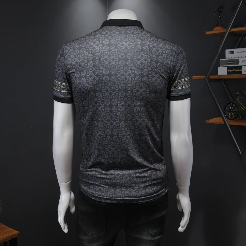 

Men's Great Quality Polo Shirt Casual Cotton Prince Equestria Pattern Designer Polo shirt Short Sleeve Mens clothing E0325