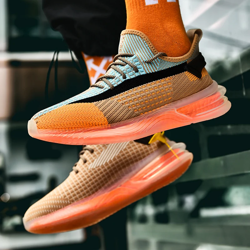 

New Fashion Men Casual Shoes Breathable Comfortable Resistant Men Walking shoes High Quality Men Mesh Sneakers Zapatillas Hombre