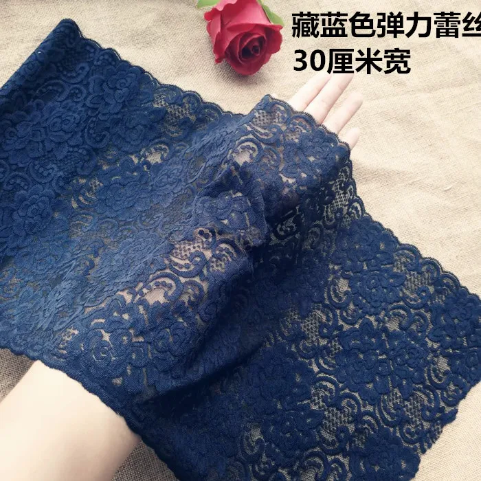 Черно-белая эластичная кружевная юбка-туба 30 см в ширину аксессуары | Дом и сад