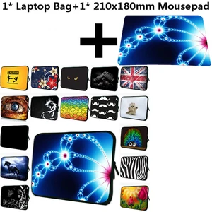 floral 14 inch laptop bag for women girls tablet case 7 17 15 10 2 13 12 10 notebook computer pc pouch for huawei lenovo xiaomi free global shipping