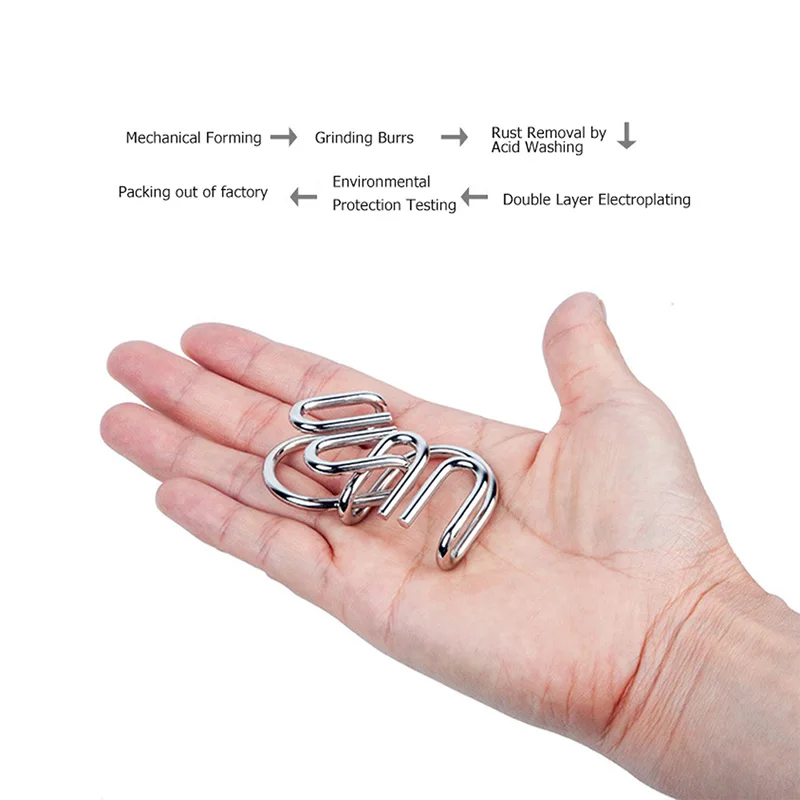 Монтессори металлик 15 шт./компл. металлическая проволока игрушки для детей