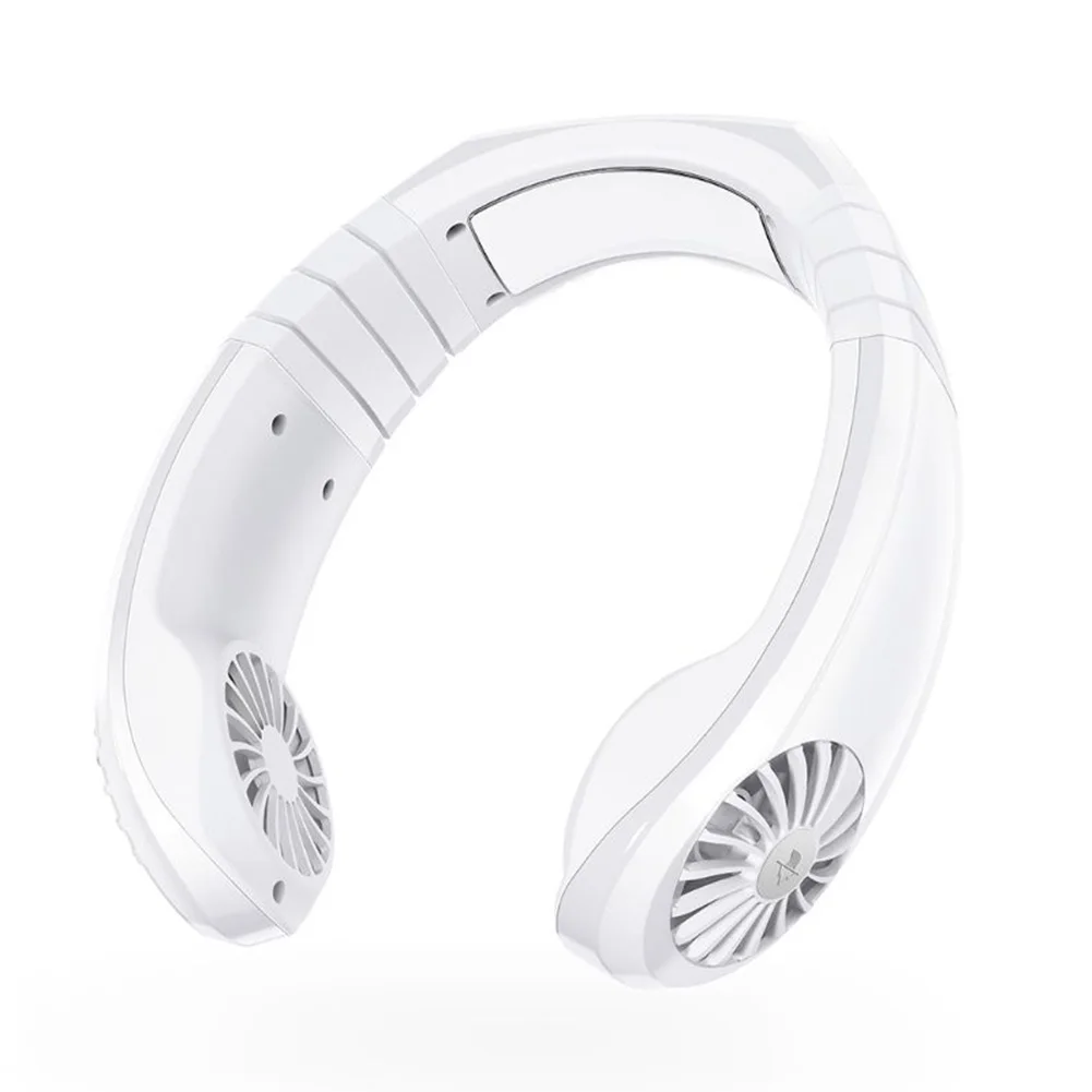 Portable Summer 3 Wind Force USB Rechargeable Dual Fan Mini Air Conditioner Hands-free Neck Band Hanging Cooling | Обустройство дома