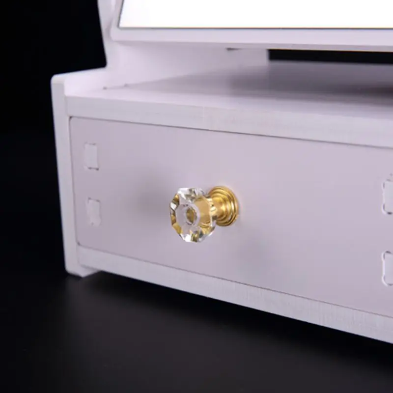 Вращающееся деревянное зеркало для макияжа TY342 в виде кролика с выдвижным ящиком