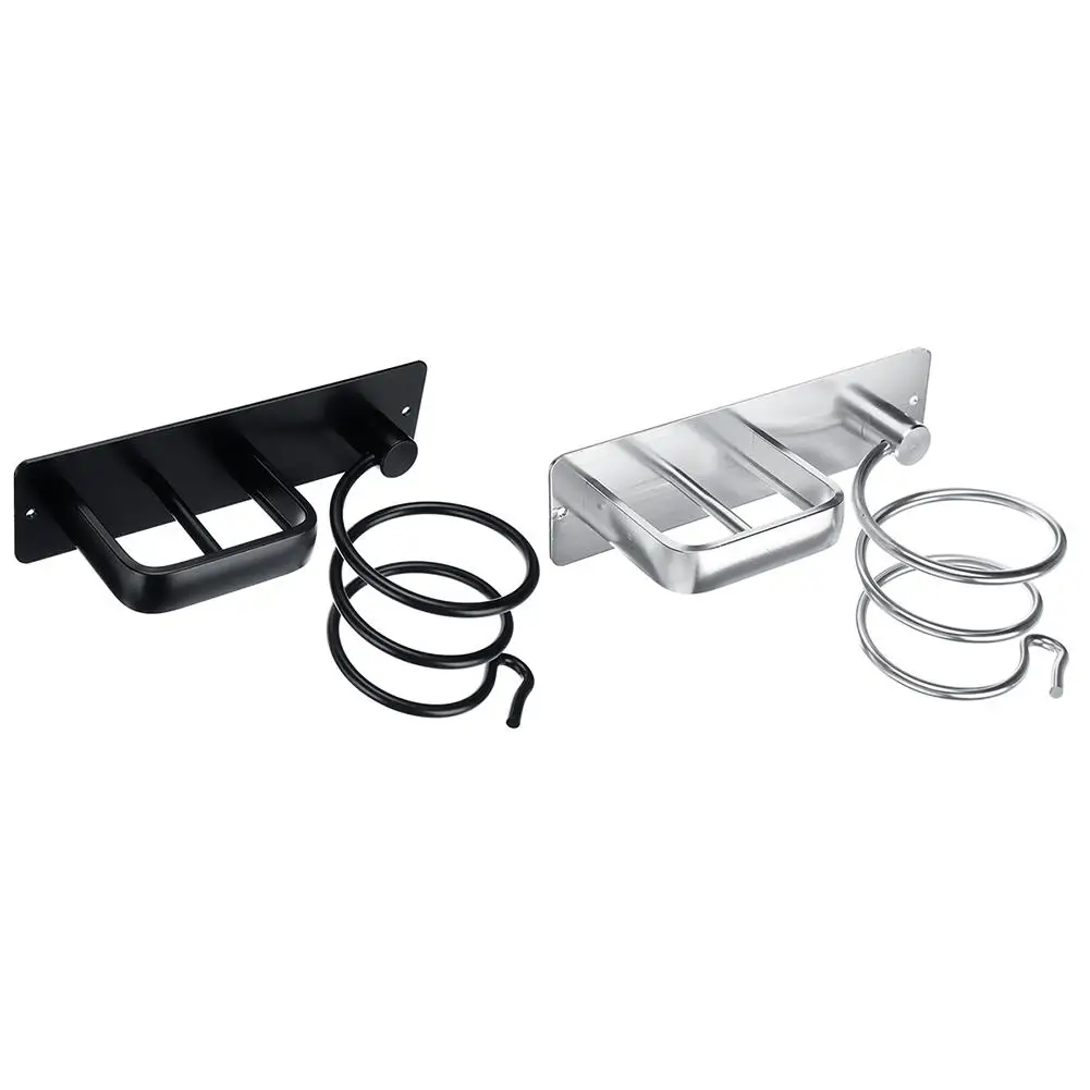 

Stainless Steel Hair Dryer Rack Anti-rust Hair Dryer Rack Stand Shelf Bathroom Accessories Holder For Hairdryer Racks Household