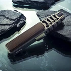 Новинка 2021 прочная уличная длинная зажигалка с распылителем Бутановая трубка Зажигалка для кухни Барбекю металлическая турбина ветрозащитная Зажигалка для сигар