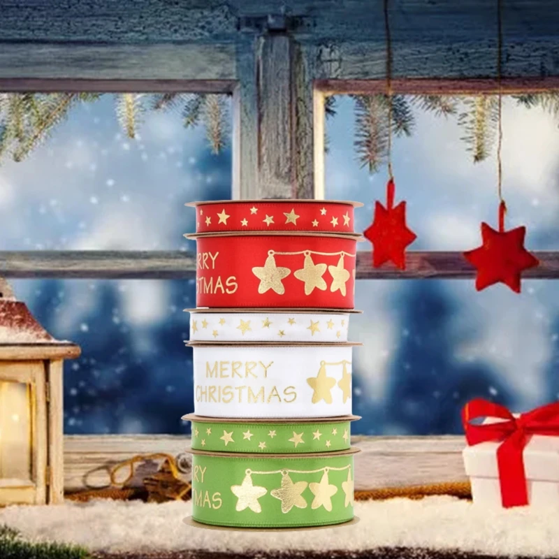 

Лента-корсаж Рождественская, зеленая, белая, красная, 10/25 мм