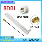 2,4 ГГц Wifi антенна 8dbi IOT Штекерный разъем всенаправленная 2,4 ГГц антенна маршрутизатор wi-fi антенна + 21 см мужской кабель Pigtail