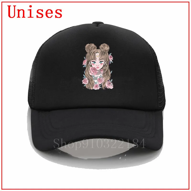 Аниме Манга Sailor Moon Bunny регулируемая бейсболка с пони-хвостиком, мужские дизайнерские шляпы и кепки с блеском для женщин.