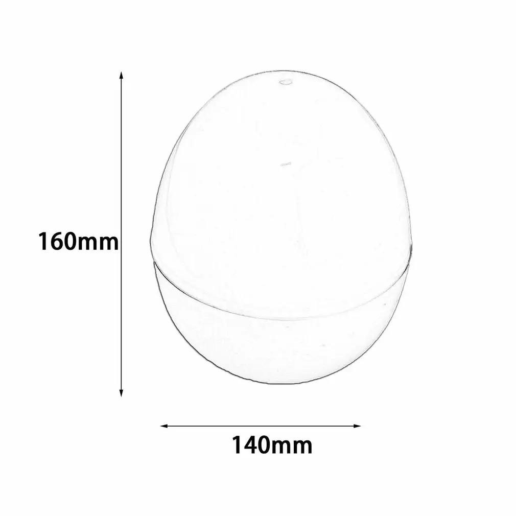 Creative Egg Shaped Microwave Egg Cooker Portable 4 Eggs Boiler Poacher Home Cooking Appliances Kitchen Gadget Tool