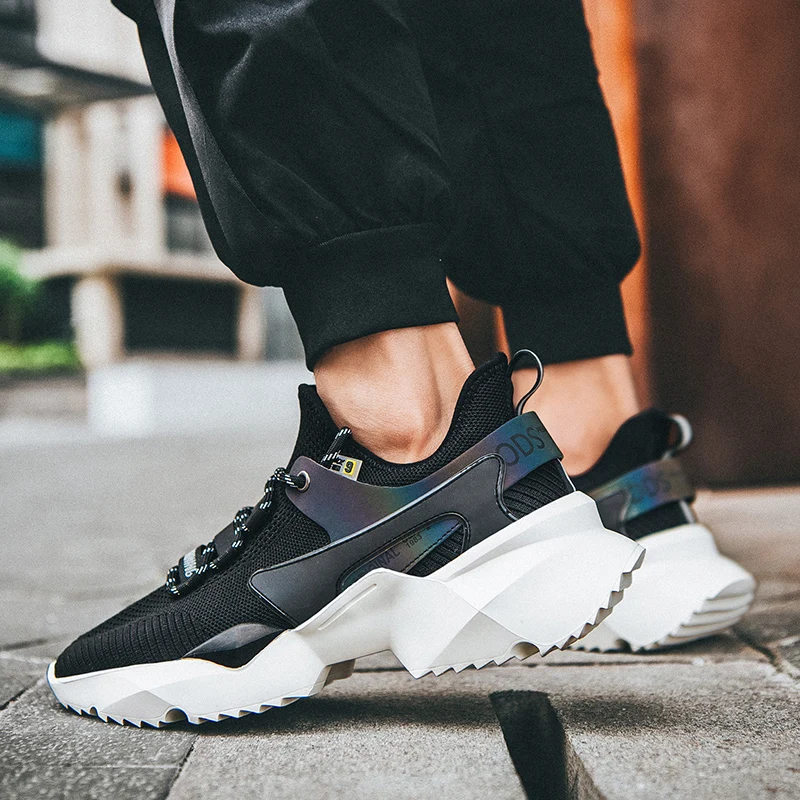 

Men's Running Shoes Men Rubber Air Cushion Sports Shoes for Lightweight Mesh Outdoor Walking Jogging Breathable Sneakers