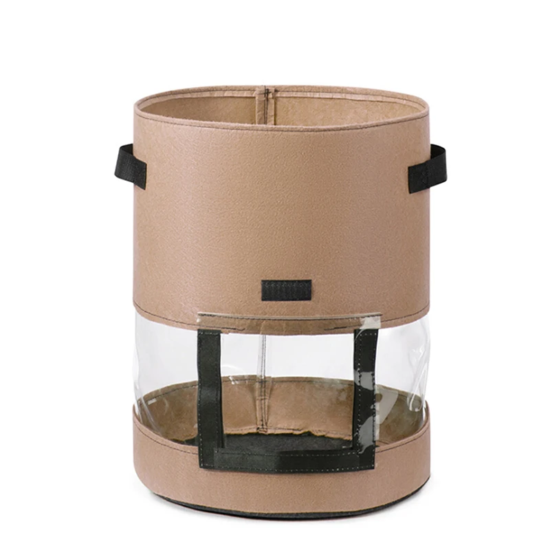 

New Grow Bag Potato Grow Planter Non-woven Tomato Planting Bag Container Thicken Garden Pot Supplies Planting Accessories