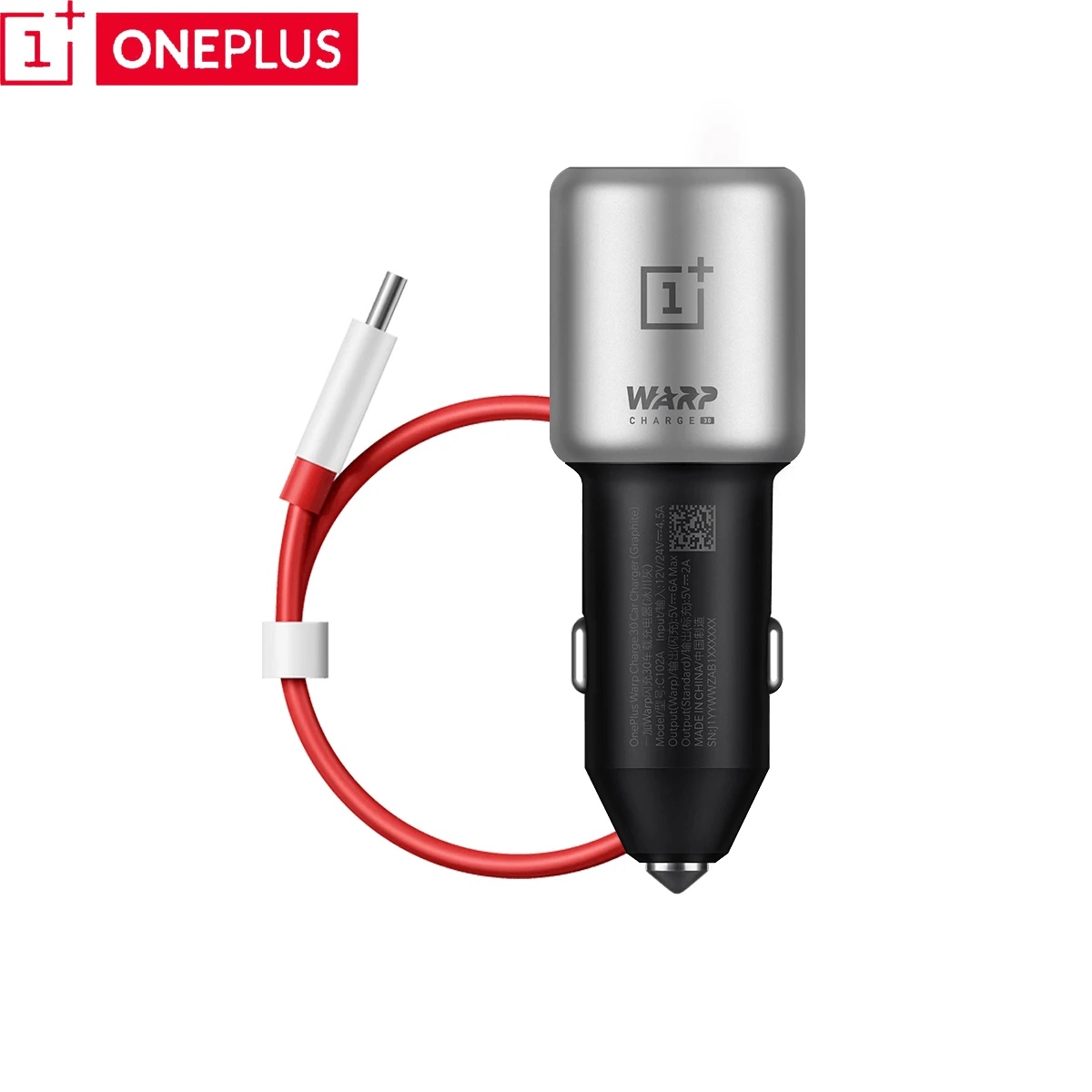 Oneplus 7 pro warp автомобильное зарядное устройство Оригинал 5 В = 6A 30 тире usb type c кабель