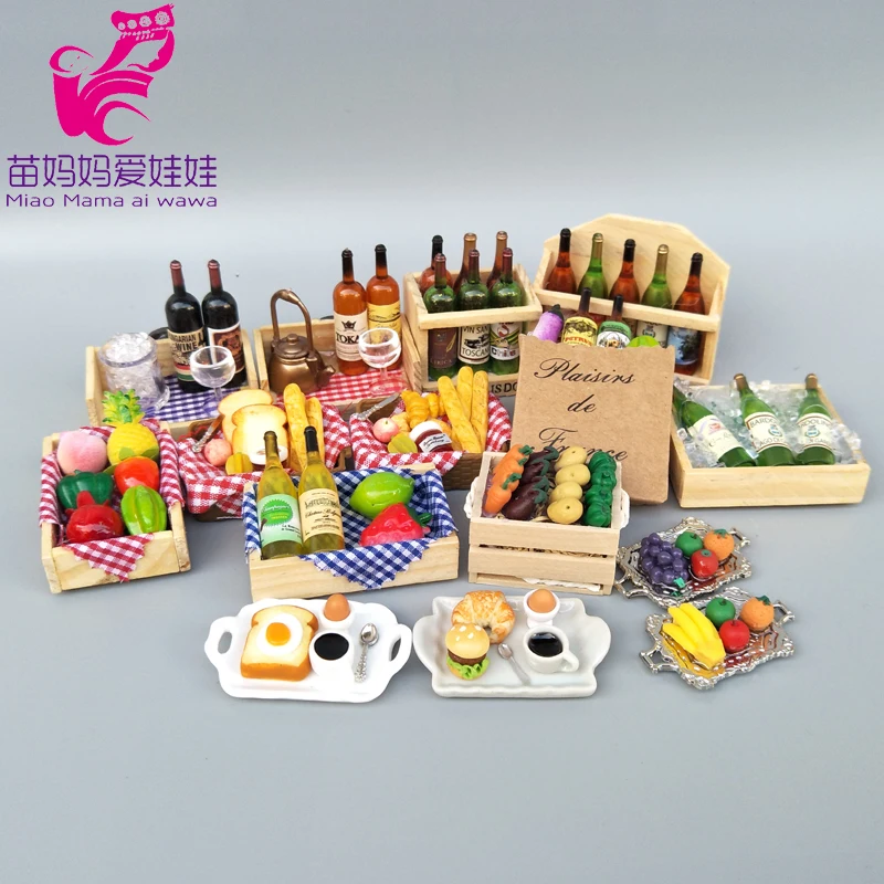 Аксессуары для кукольного домика сделай сам миниатюрная модель еды куклы BJD